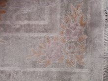 alfombra de rayon viscosa sucia- seda artificial